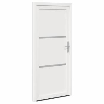 Vordertür Weiß 98 x 208 cm PVC