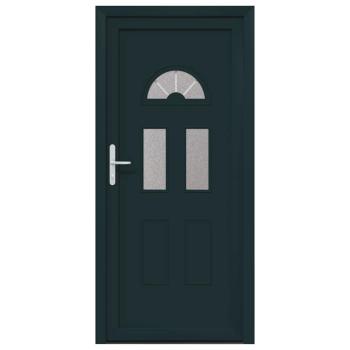 Vordertür Anthrazit 98 x 208 cm PVC