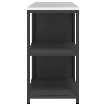 Küchenlager-Set mit Regal mit Speicher mit Tür Verstellbar 2 pcs Schwarz 150 x 50 x 92 cm