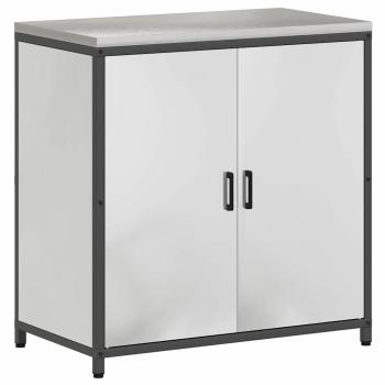 Küchenlager-Set 2 pcs Silber 150 x 50 x 92 cm Verzinkter Stahl