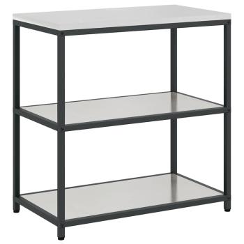 Küchenlager-Set 3 pcs Silber 210 x 50 x 92 cm Edelstahl