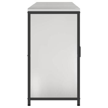 Küchenlager-Set 3 pcs Silber 180 x 50 x 92 cm Edelstahl