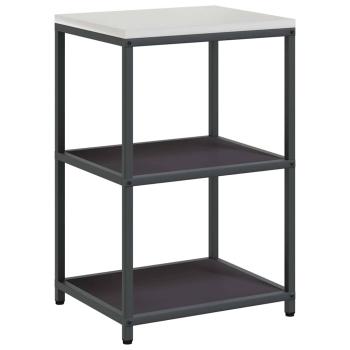 Küchenaufbewahrungsset mit Regal Sonstiges 3 pcs Schwarz 210 x 50 x 92 cm