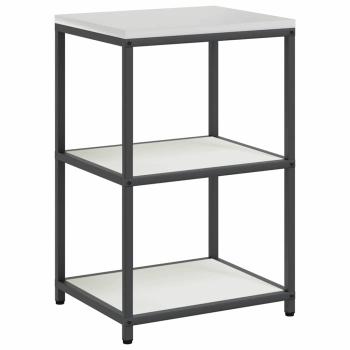 Küchenaufbewahrungsset mit Regal Sonstiges mit Speicher mit Tür 3 pcs Weiß 210 x 50 x 92 cm