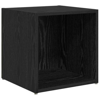TV-Schrank Set mit Regal mit Speicher 6 pcs Schwarze Eiche Holzwerkstoff