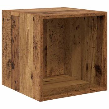 TV-Schrank-Set 4 pcs Altholz 37 x 37 x 142,5 cm Holzwerkstoff