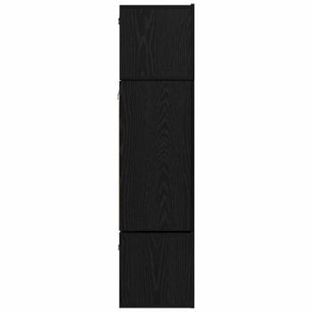 TV-Schrank-Set mit Regal 6 pcs Schwarze Eiche 80 x 30 x 30 cm
