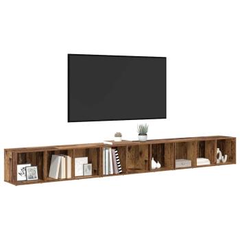 TV-Schränk 3 pcs Altholz 37 x 35 x 107.5 cm Ingenieuholz