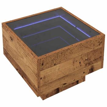 Badschrank Altholz 40 x 40 x 30 cm Engineered Wood, Glas