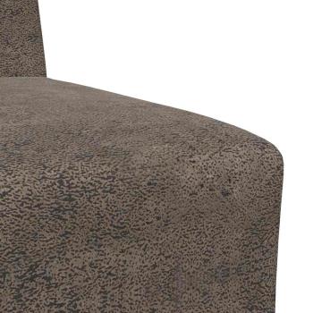 Sofa Stuhl mit Kissen 2 pcs Dunkelgrau 55 cm Faux Wildleder