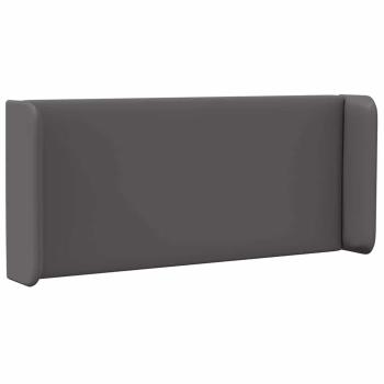 Kopfteil Ohren 2 pcs Grau 40 x 16 x 5 cm Kunstleder