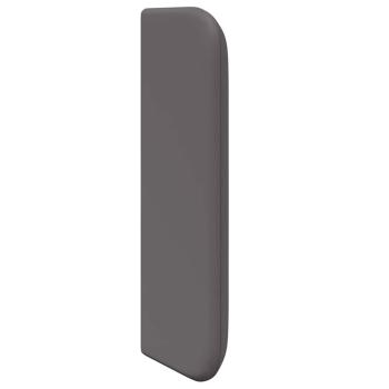 Kopfteil Ohren 2 pcs Grau 40 x 16 x 5 cm Kunstleder