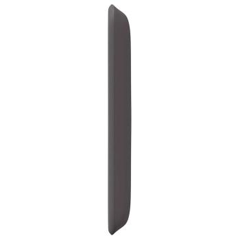 Kopfteil Ohren 2 pcs Grau 40 x 16 x 5 cm Kunstleder
