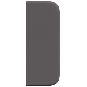 Kopfteil Ohren 2 pcs Grau 40 x 16 x 5 cm Kunstleder