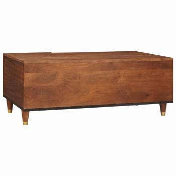 Kaffee-Tische mit Regal mit Speicher mit Tür Braun 100 x 54 x 40 cm