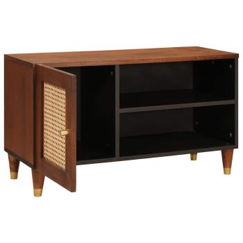 Medienlagerungsschränke & Regale mit Regal mit Speicher mit Tür Braun