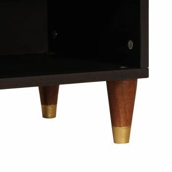 Medienlagerungsschränke & Regale mit Regal mit Speicher mit Tür Braun