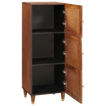 Medienlagerungsschränke & Regale mit Regal mit Speicher mit Tür Braun