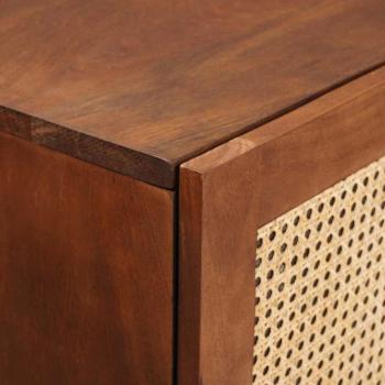 Medienlagerungsschränke & Regale mit Regal mit Speicher mit Tür Braun