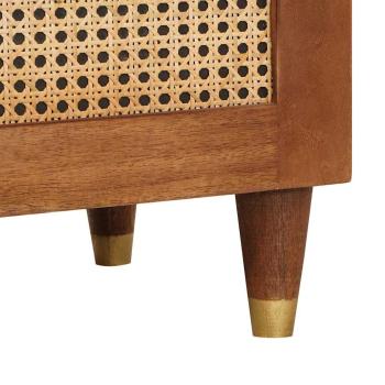 Medienlagerungsschränke & Regale mit Regal mit Speicher mit Tür Braun