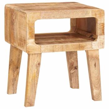 ARDEBO.de - Beistelltische mit Regal 40 x 32 x 46 cm massives Mangoholz