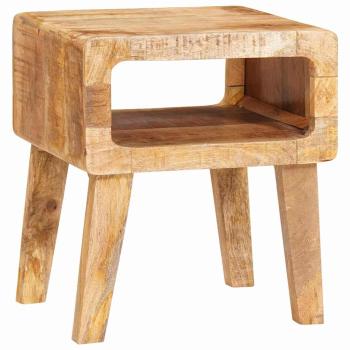 Beistelltische mit Regal 40 x 32 x 46 cm massives Mangoholz