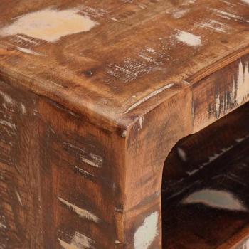 Beistelltische Mehrfarbig 40 x 32 x 46 cm recyceltes Massivholz