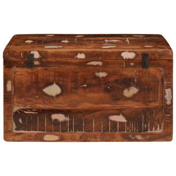 Aufbewahrungsbox 70 x 35 x 40 cm recyceltes Massivholz