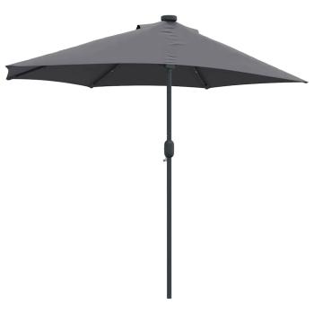 Gartenparasol Anthrazit 294 x 150 x 223 cm Stoff
