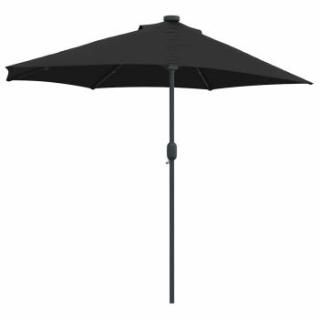 Gartenparasol Schwarz 294 x 150 x 223 cm Stoff