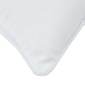 Kopfkissen 2 Stk. 60 x 60 x 20 cm Baumwolle und Polyester Weiß