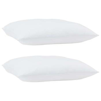 Kissen 2 pcs Weiß 60 x 70 cm