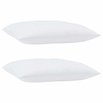 Kissen 2 pcs Weiß 60 x 80 cm