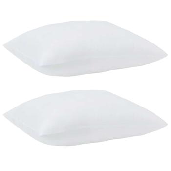 Kissen 2 pcs Weiß 60 x 70 cm 85gsm 100% Polyester