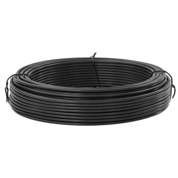 Zaunbindedraht Anthrazit 80 m PVC-beschichteter Stahl