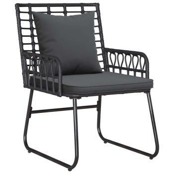 Garten Essgruppe 3 pcs Schwarz, Anthrazit 35 x 35 x 45 cm
