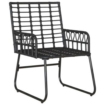 Garten Essgruppe 3 pcs Schwarz, Anthrazit 35 x 35 x 45 cm