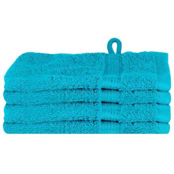 Waschhandschuhe 4 pcs Türkis 15 x 21 cm Baumwolle