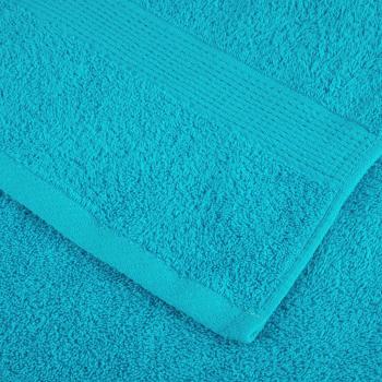 Waschhandschuhe 10 pcs Türkis 15 x 21 cm Baumwolle