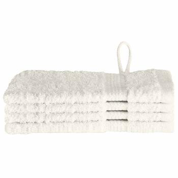 Waschhandschuhe 4 pcs Cremefarben 15 x 21 cm Baumwolle