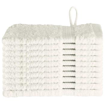 Waschhandschuhe 10 pcs Cremefarben 15 x 21 cm Baumwolle