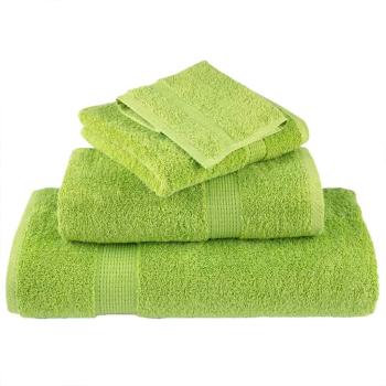 Waschhandschuhe 10 pcs Apfelgrün 15 x 21 cm Baumwolle