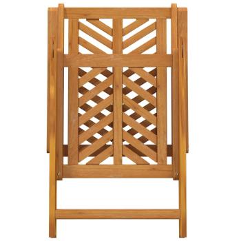 Garten Bistro Set 3 pcs Braun Akazie Massivholz