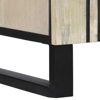 Badezimmermöbel Set mit Schubladen mit Regal mit Speicher mit Tür mit Spiegel 3 pcs Weiß 38 x 33 x 160 cm