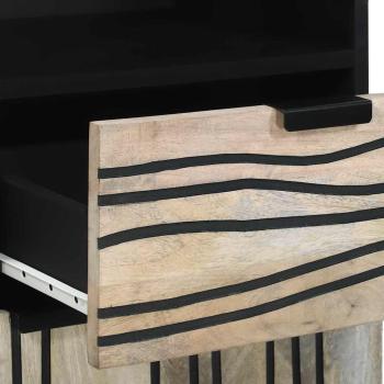 Badezimmermöbel Set mit Schubladen mit Regal mit Speicher mit Tür mit Spiegel 3 pcs Weiß 38 x 33 x 160 cm