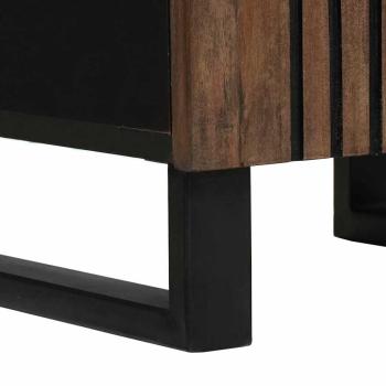 Badezimmermöbel Set 3 pcs Nussbaum braun 38 x 33 x 160 cm