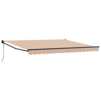 Einziehbare Markise Mehrfarbig 400x300 cm Gewebe