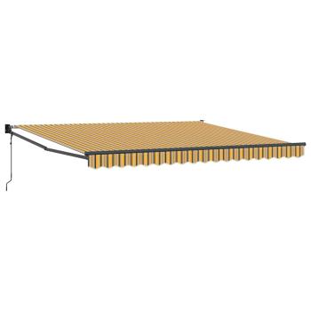 Einziehbare Markise Mehrfarbig 400x300 cm Gewebe