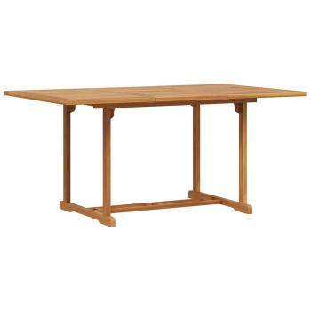 Garten Essgruppe 7 pcs Braun Massives Teakholz