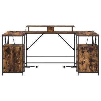 Schreibtisch Rauch-Eiche 182 x 101 x 87,5 cm Holzwerkstoff